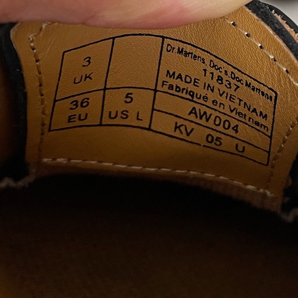 Dr. Martens Black 1461 smooth Leather Oxford  Shoes - Picture 10 of 12